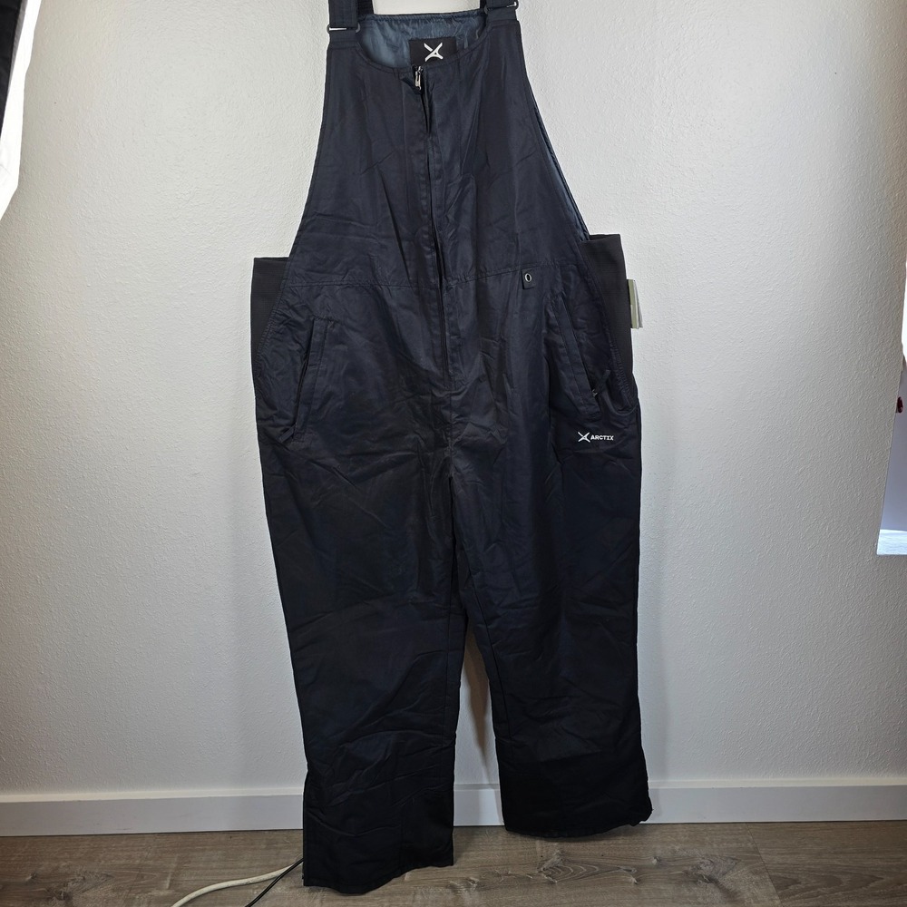 Arctix Snow Bib Overalls Women's 4X Black Insulated Wind Resistant Lightweight